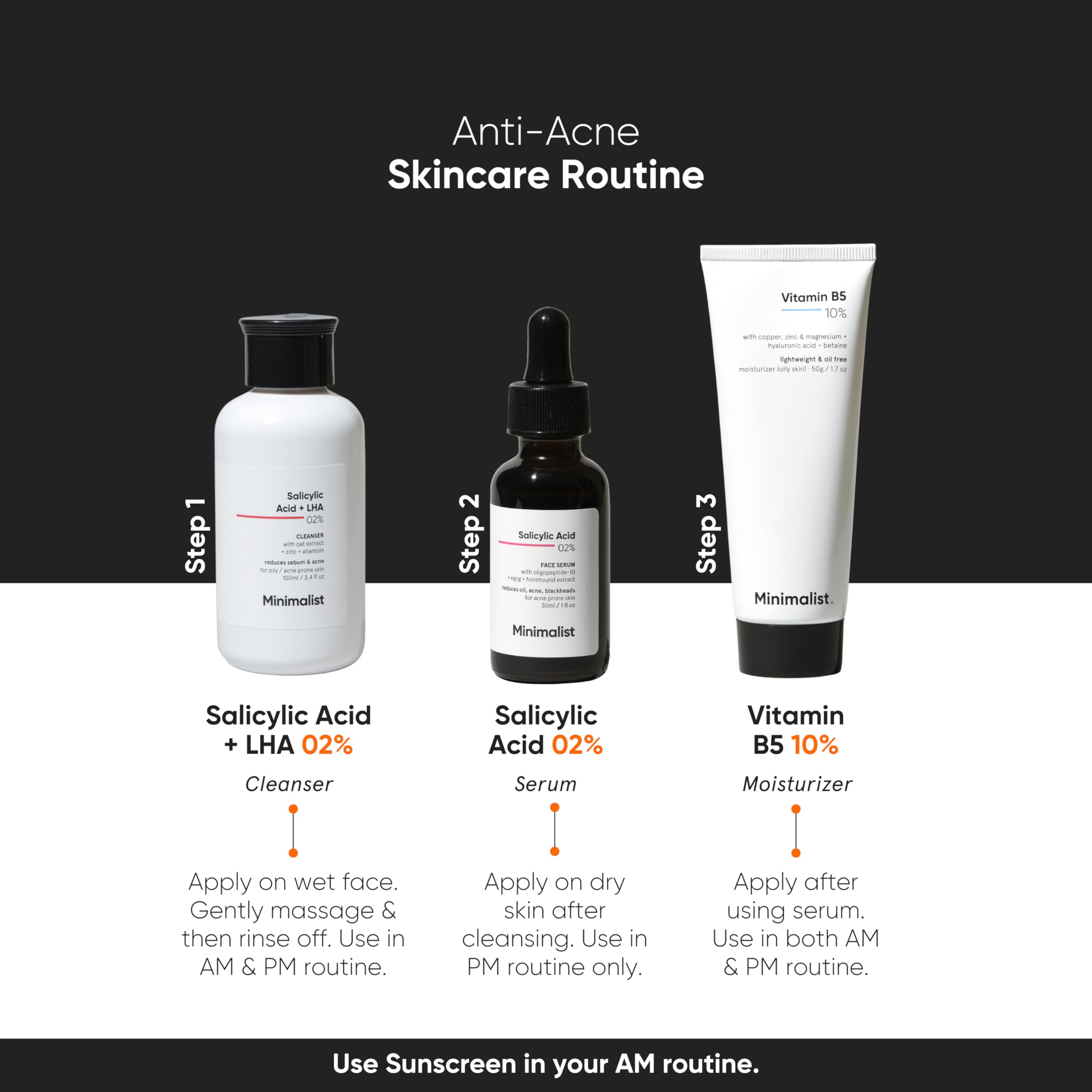 Minimalist 2% Salicylic Acid Serum For Acne, Blackheads & Open Pores – view 5