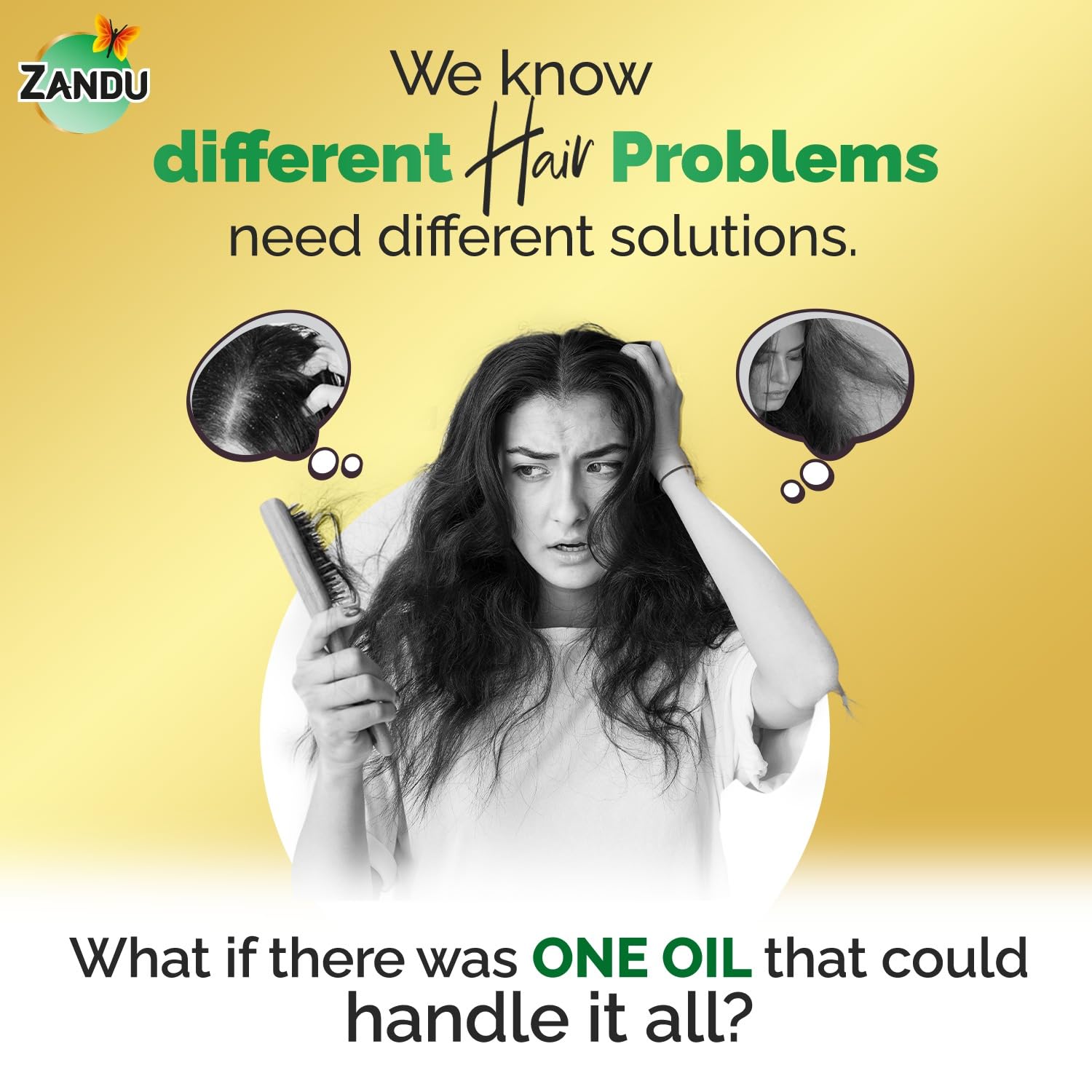 Zandu Neelibhringar Oil (100ml): 100% Ayurvedic Hair Growth Oil – view 3