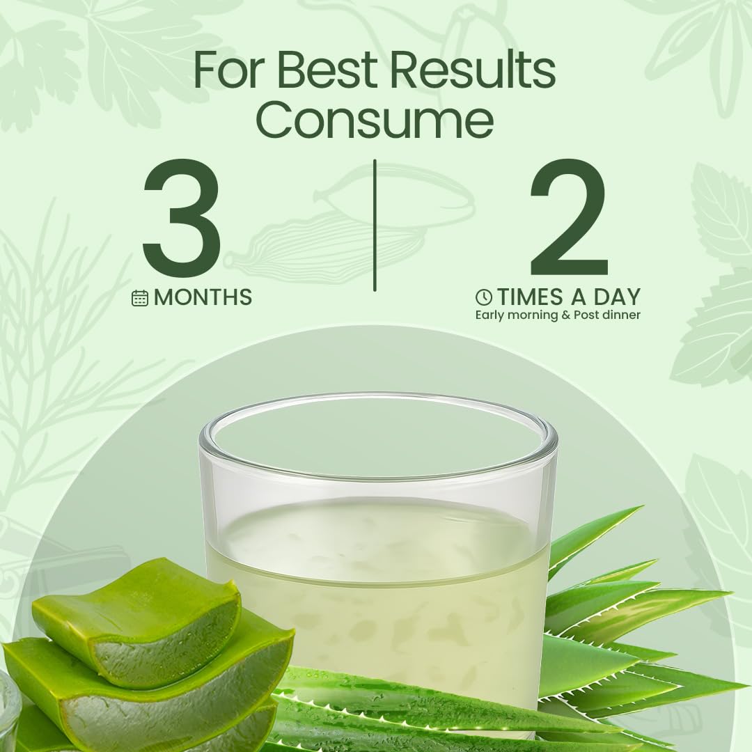 KRISHNA'S HERBAL & AYURVEDA Premium Aloe Vera High Fiber Juice-1000 Ml – view 7