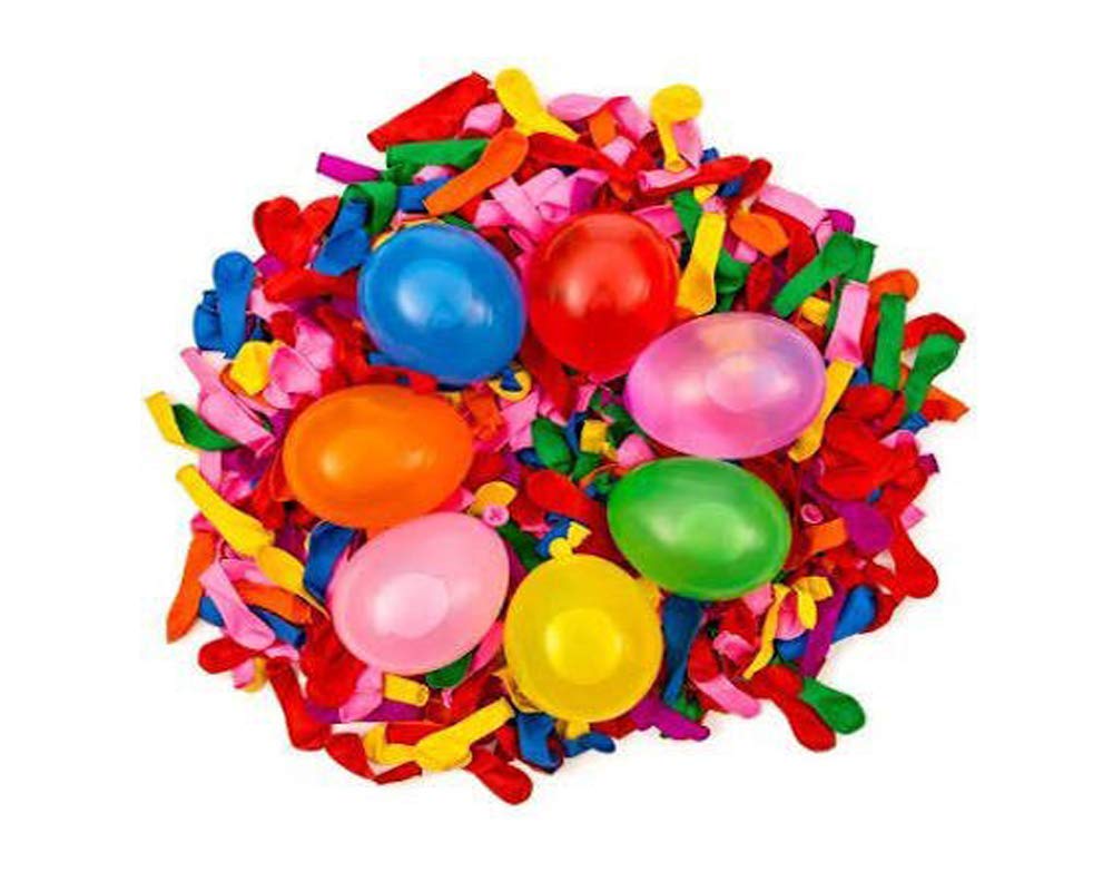 Holi Water Shooting Toy Balloon/Balloon For Holi Colour/Colourful Water Balloons - Multicolor (Pack of 500) – view 2