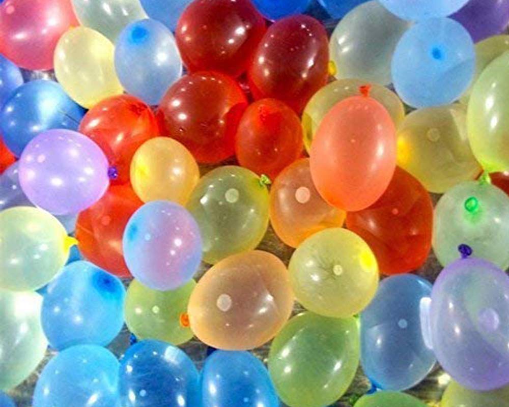 Holi Water Shooting Toy Balloon/Balloon For Holi Colour/Colourful Water Balloons - Multicolor (Pack of 500) – view 3