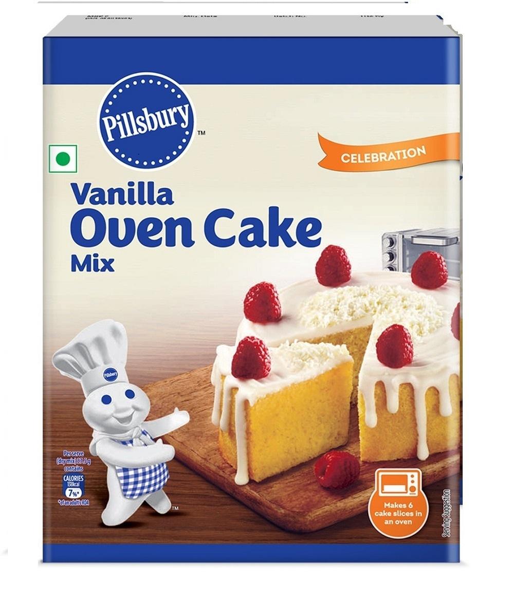 Pillsbury Oven Cake Mix, Vanilla, (Pack Of 4 - 225 Gm Each) – view 2