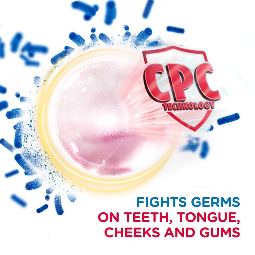 Pepsodent Germicheck 300g (150g x 2, Pack of 2) 8 Actions, Whole Mouth Cavity Protection Plaque Removal Toothpaste With Anti-Germ Formula, Clove And Neem Oil, Jumbo Save Pack – view 5