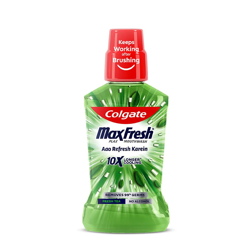 Colgate Plax alcohol-free Fresh Tea mouthwash 250ml bottle