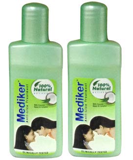 Mediker anti lice treatment shampoo twin pack, 50 ml bottles
