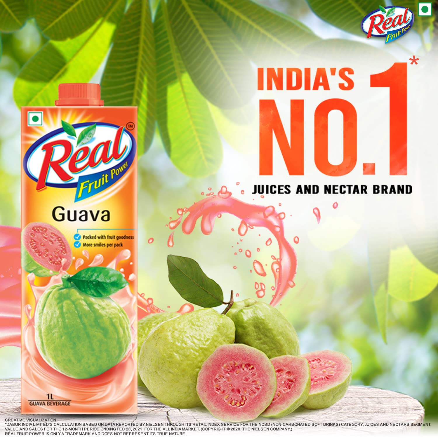 DABUR Real Guava Fruit Juice-1L – view 2