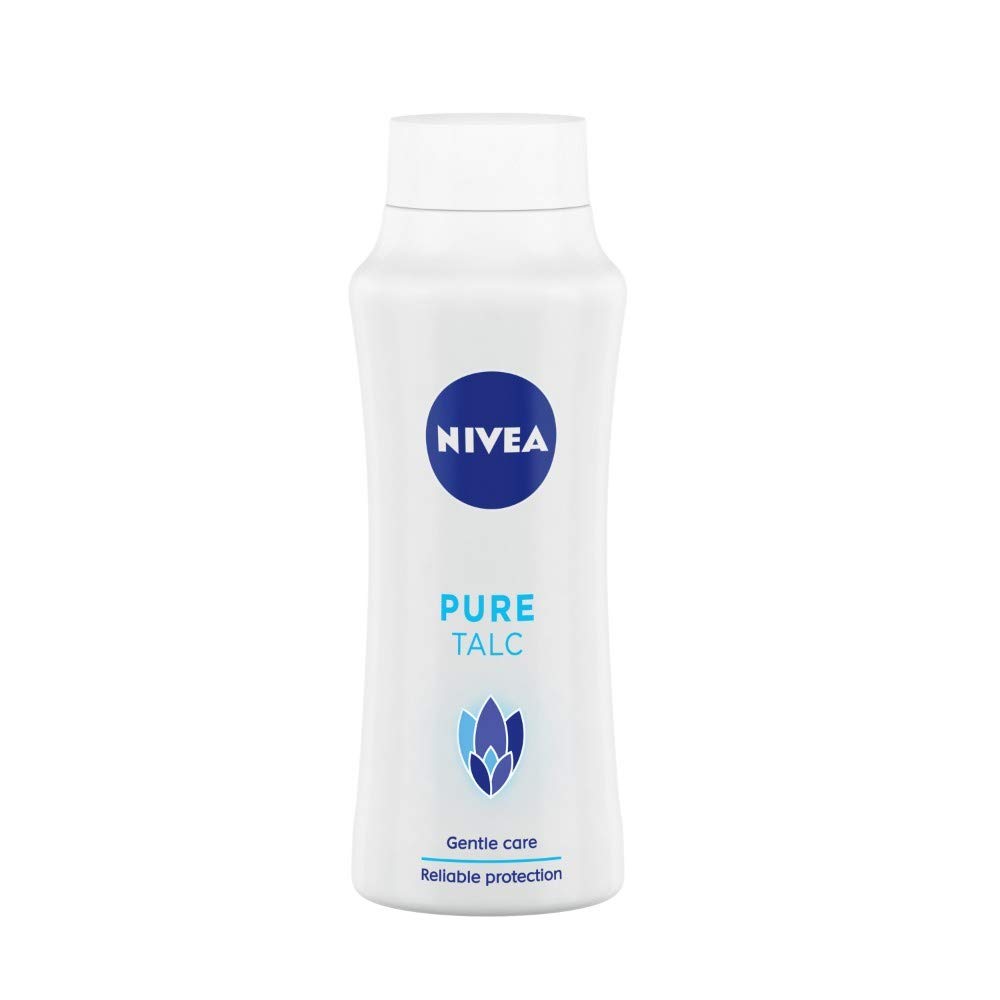 NIVEA talcum powder bottle with gentle fragrance body powder