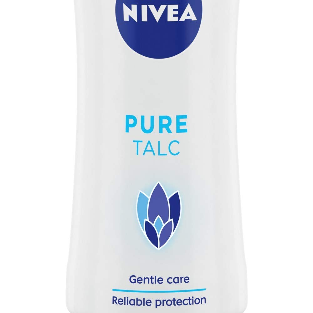 NIVEA Talcum Powder for Men & Women, Pure, For Gentle Fragrance & Reliable Protection Against Body Odour, 100 g – view 6
