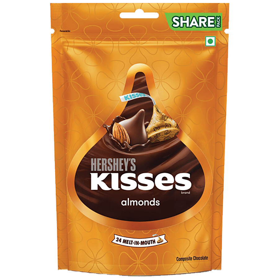 Hershey's Kisses Almonds Chocolate 100.8 g – view 2