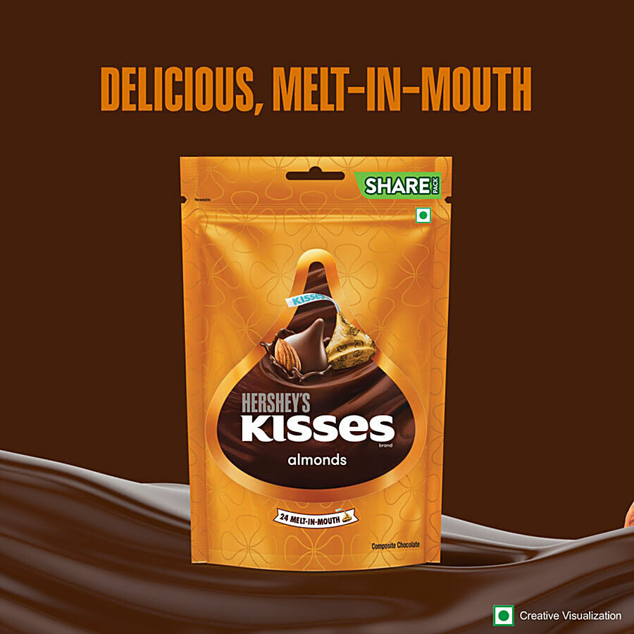Hershey's Kisses Almonds Chocolate 100.8 g – view 6