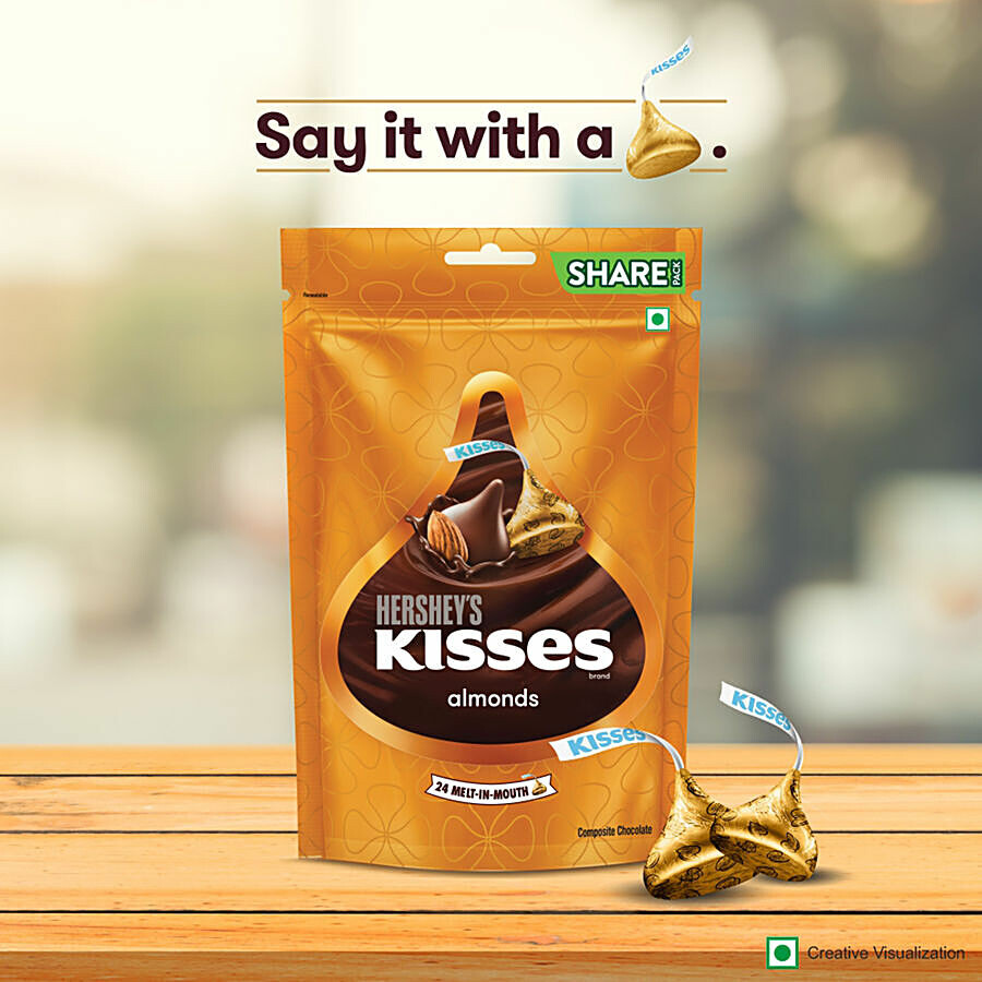 Hershey's Kisses Almonds Chocolate 100.8 g – view 7