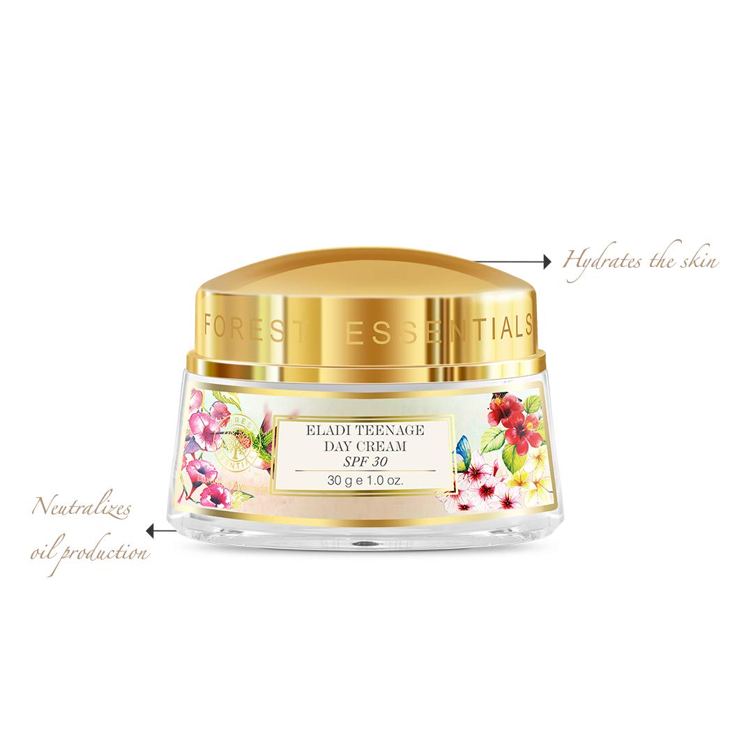Forest Essentials Day Cream Eladi Keram and Night Cream Kumkumadi Keram combo – view 2