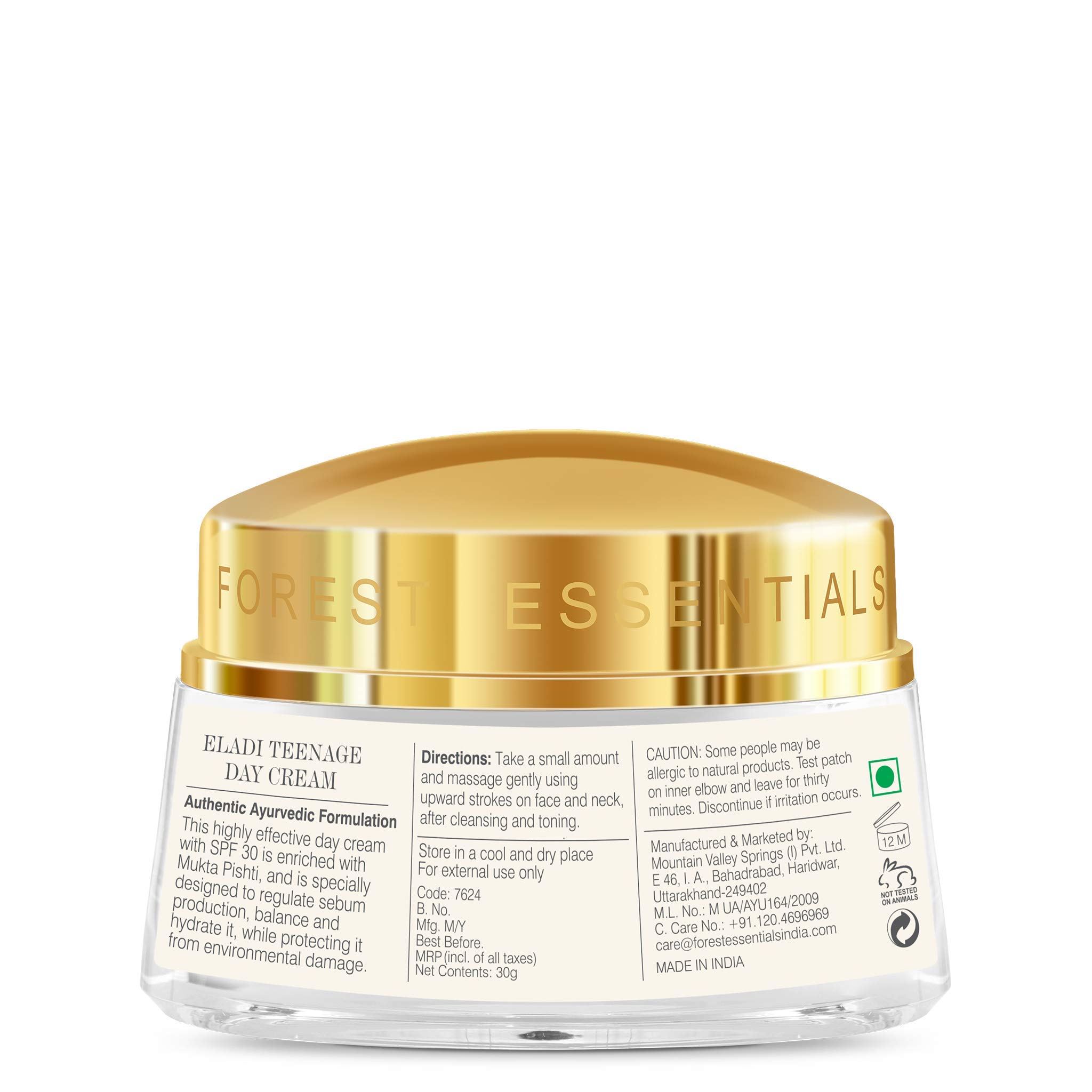 Forest Essentials Day Cream Eladi Keram and Night Cream Kumkumadi Keram combo – view 4