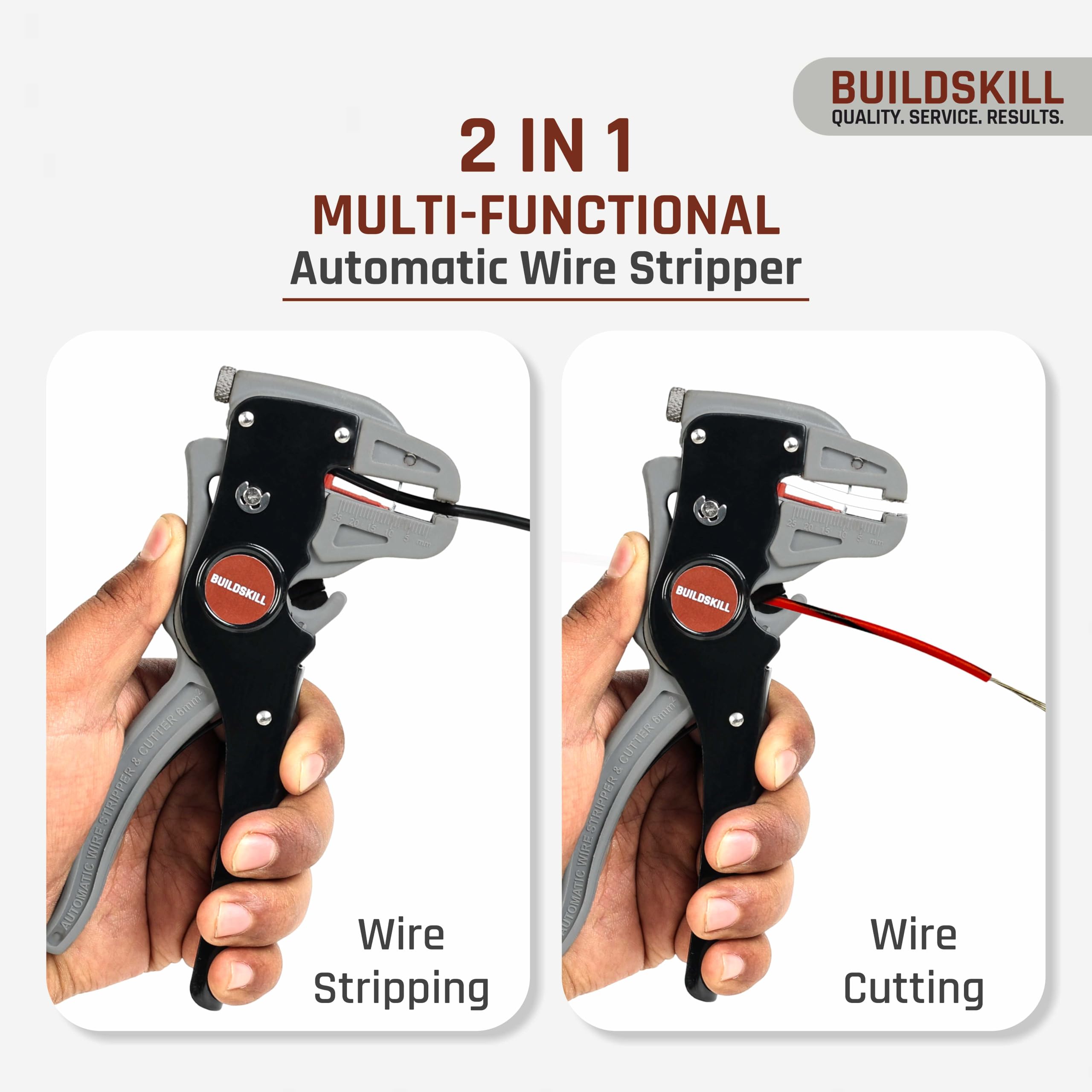 BUILDSKILL 2 IN 1 Automatic Wire Stripping & Cutting Tool – view 2