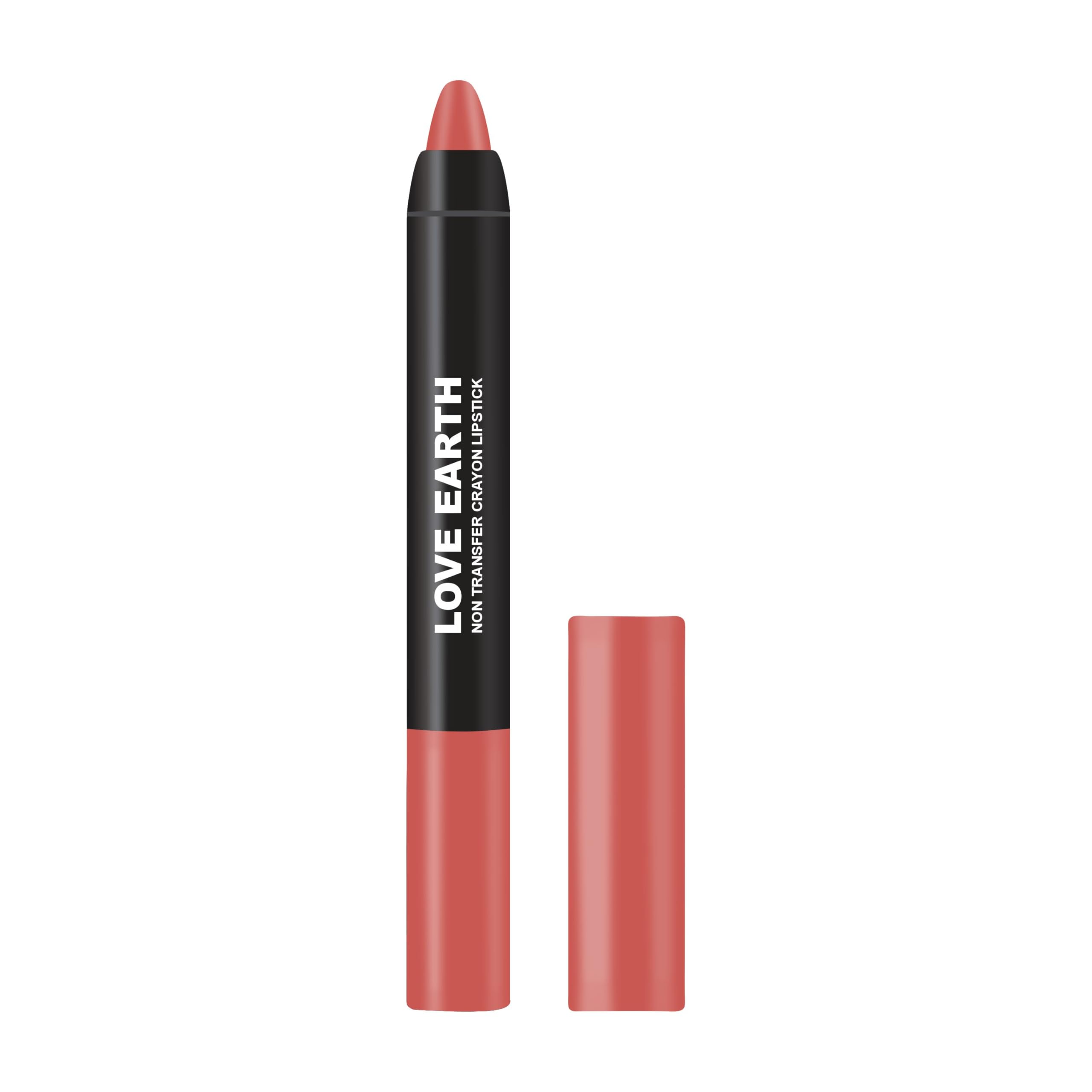 Hardy Mums matte crayon lipstick from Love Earth in tube