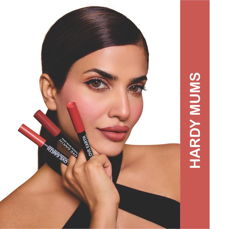 Love Earth Non Transfer Crayon Lipstick-Hardy Mums – view 3