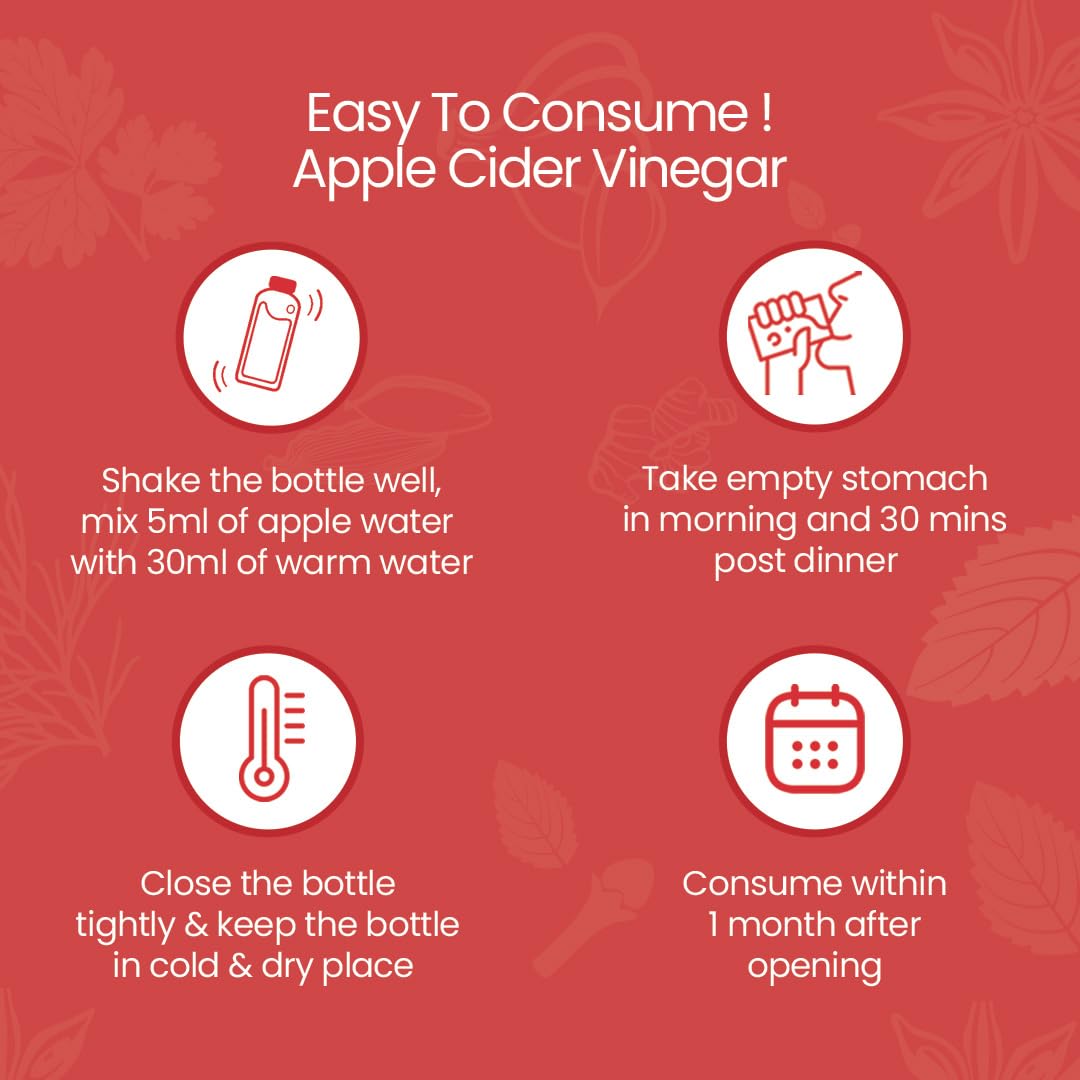 KRISHNA'S HERBAL & AYURVEDA Apple Cider Vinegar 1000 Ml – view 5
