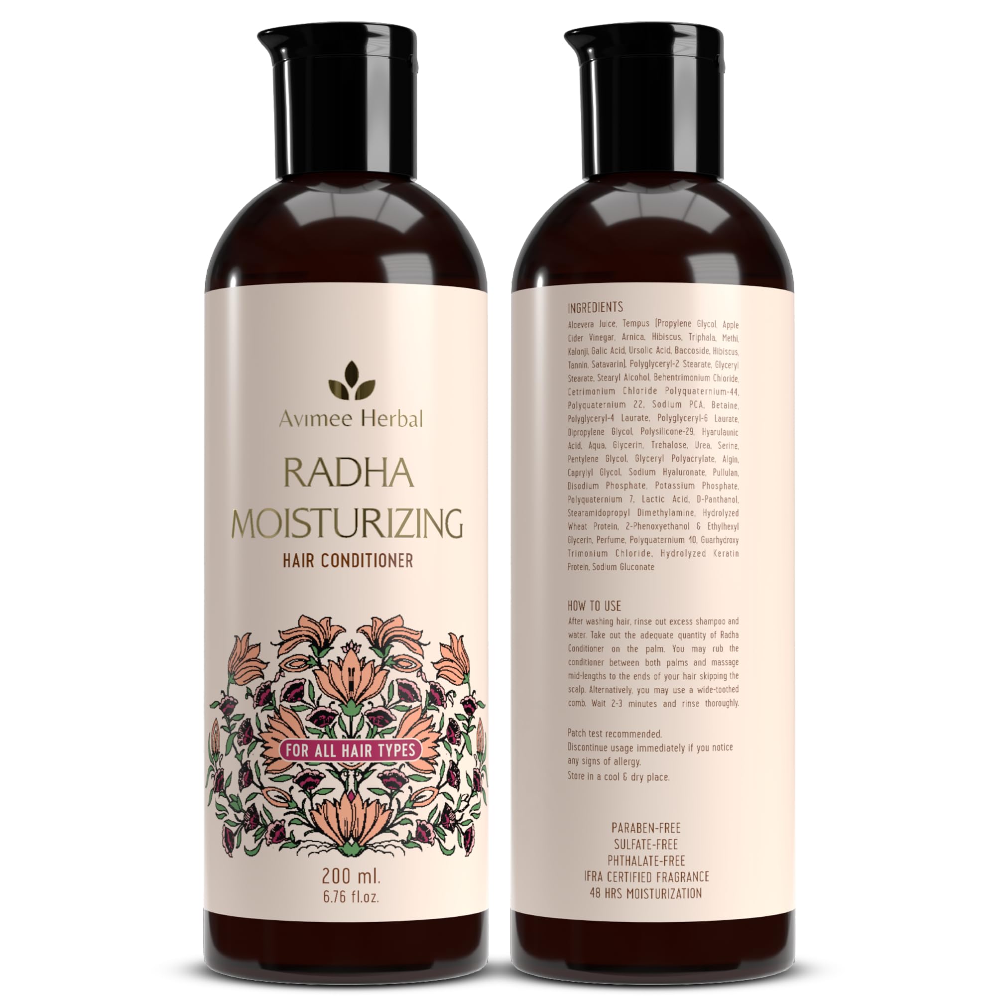 AVIMEE HERBAL Radha Moisturizing Hair Conditioner With Hyaluronic Acid – view 6