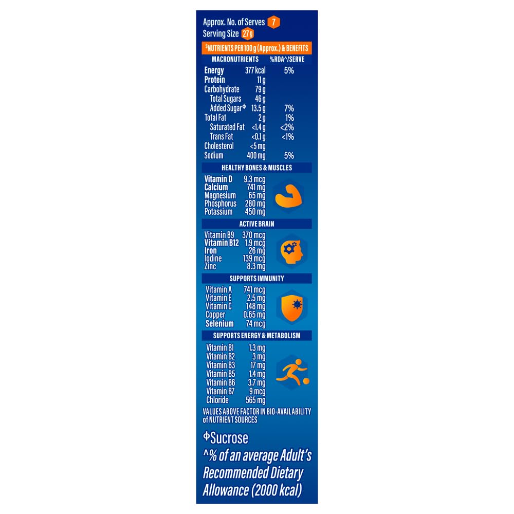 Horlicks Health & Nutrition drink - 200 g Pet Jar (Classic Malt) – view 7