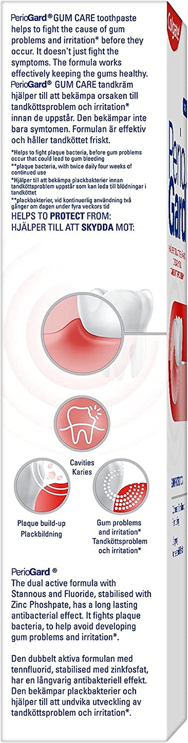 Colgate PerioGard Gum Protection Toothpaste 90g and MouthWash 250ml Helps Fight Plaque Bacteria Dual active Formula Helps To Keep Gums Healthy – view 5