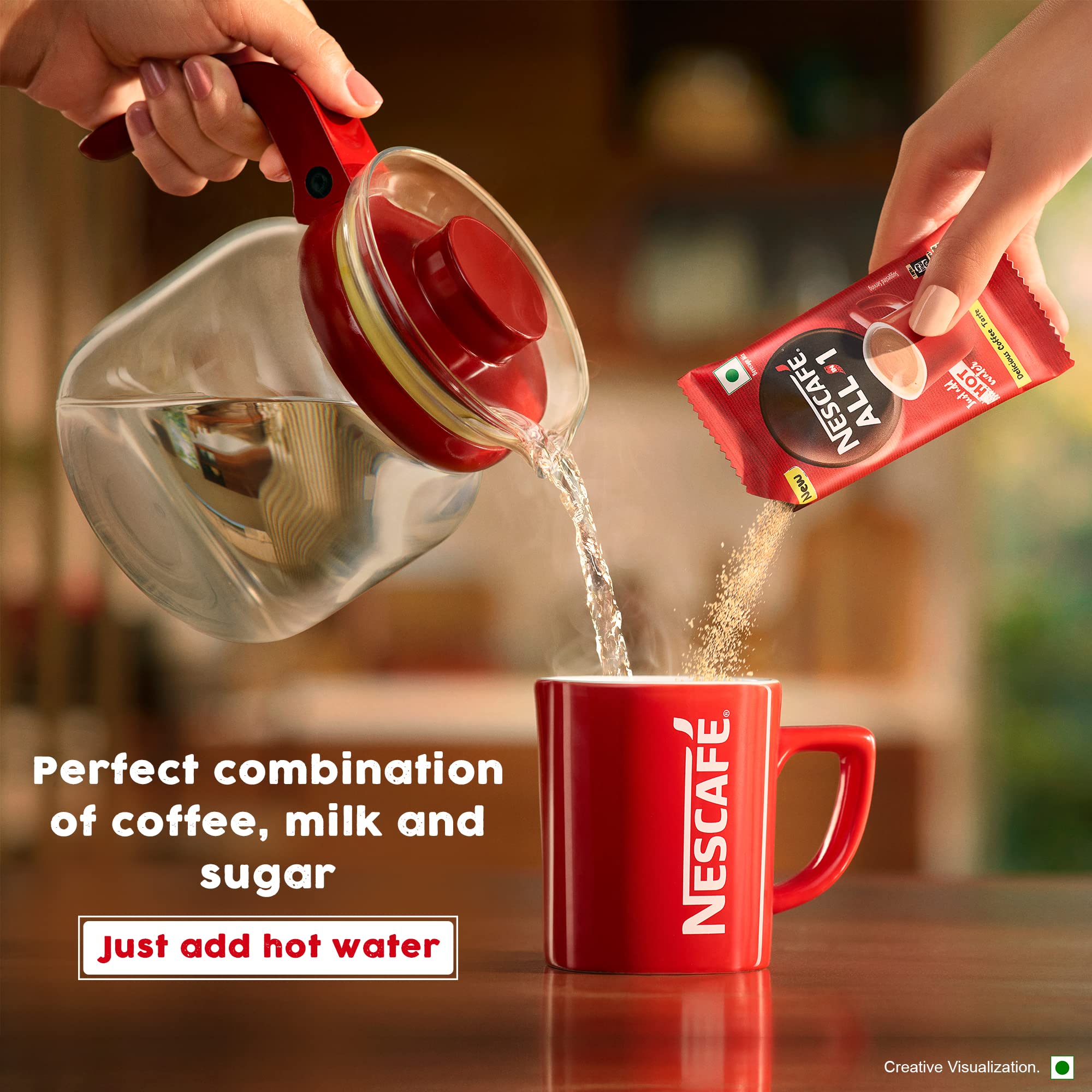 Nescafé All In One Powder Coffee Sharebag, 160G (Pack of 10 Sachets) – view 4