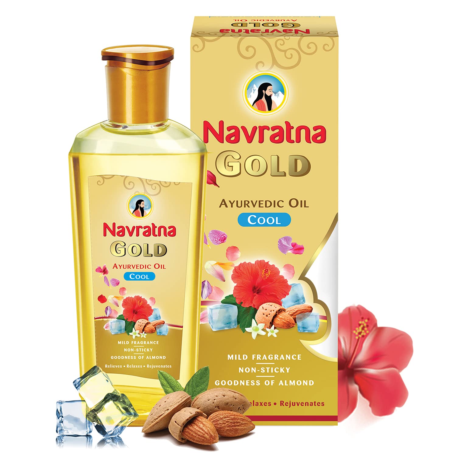 Navratna Gold Ayurvedic Oil – view 2