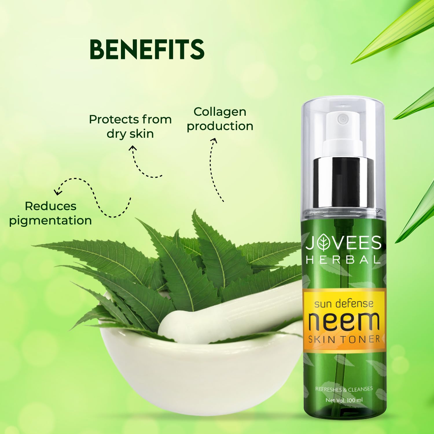 Jovees Herbal Sun Defence Neem Skin Toner – view 5