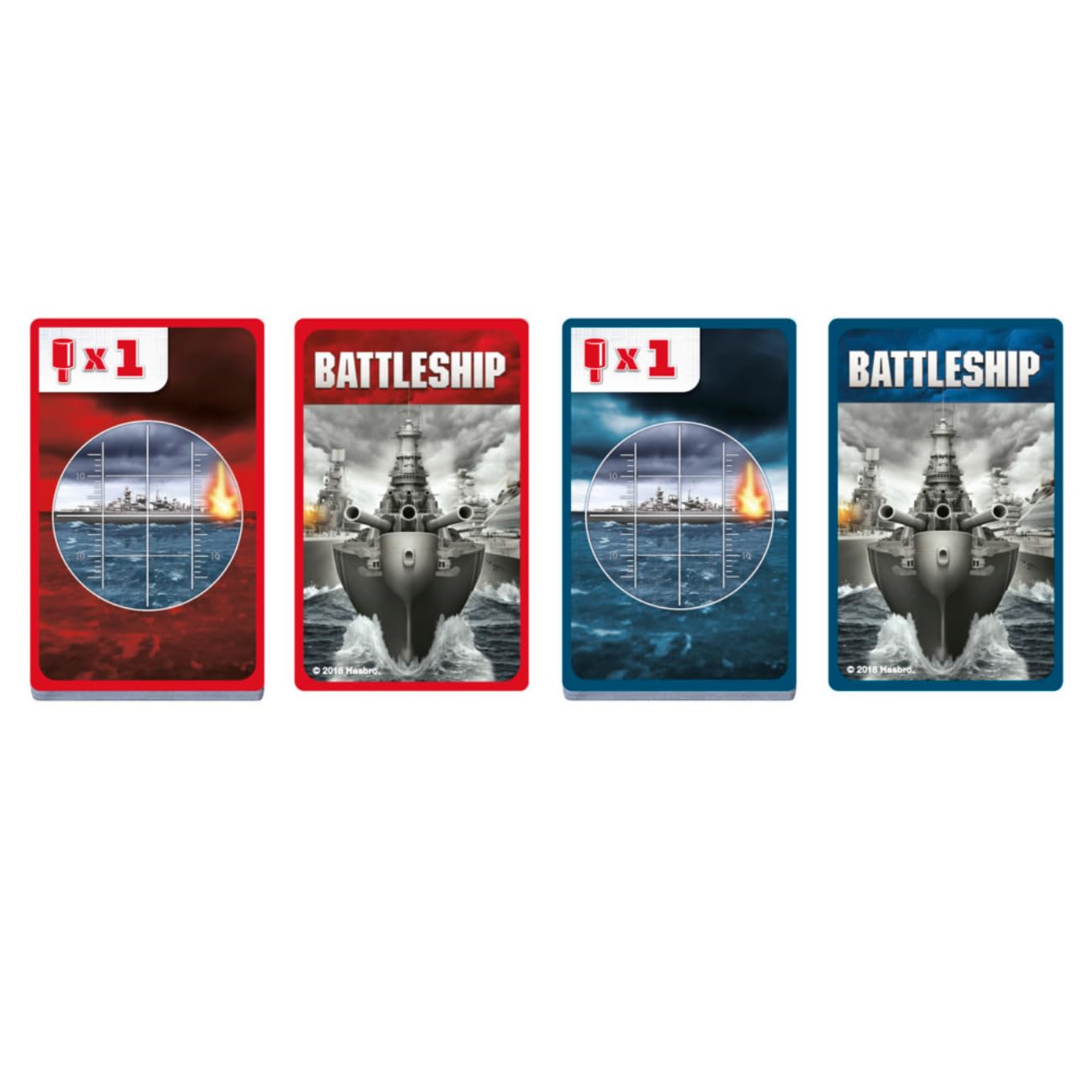 Hasbro Gaming Battleship Card Game for Kids Ages 7 and Up, 2 Players Strategy Game – view 2