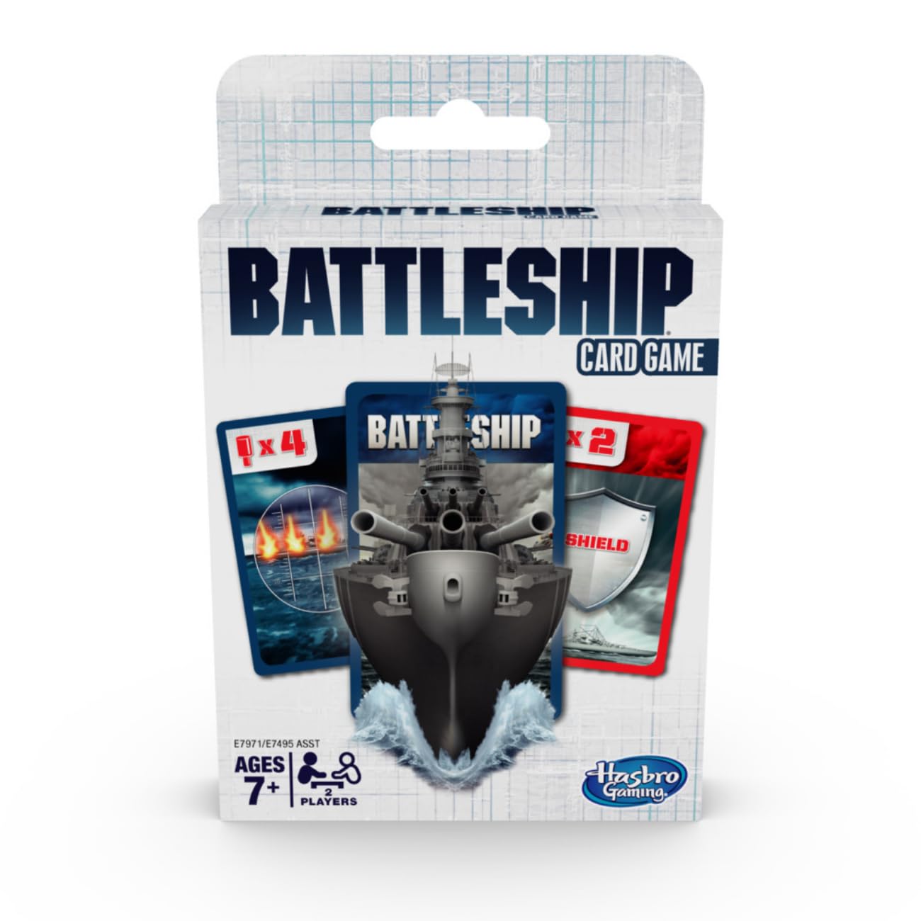 Hasbro Gaming Battleship Card Game for Kids Ages 7 and Up, 2 Players Strategy Game – view 3