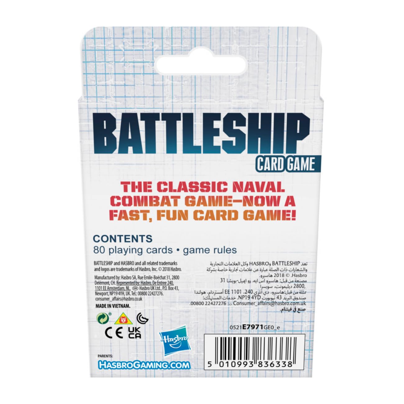 Hasbro Gaming Battleship Card Game for Kids Ages 7 and Up, 2 Players Strategy Game – view 4