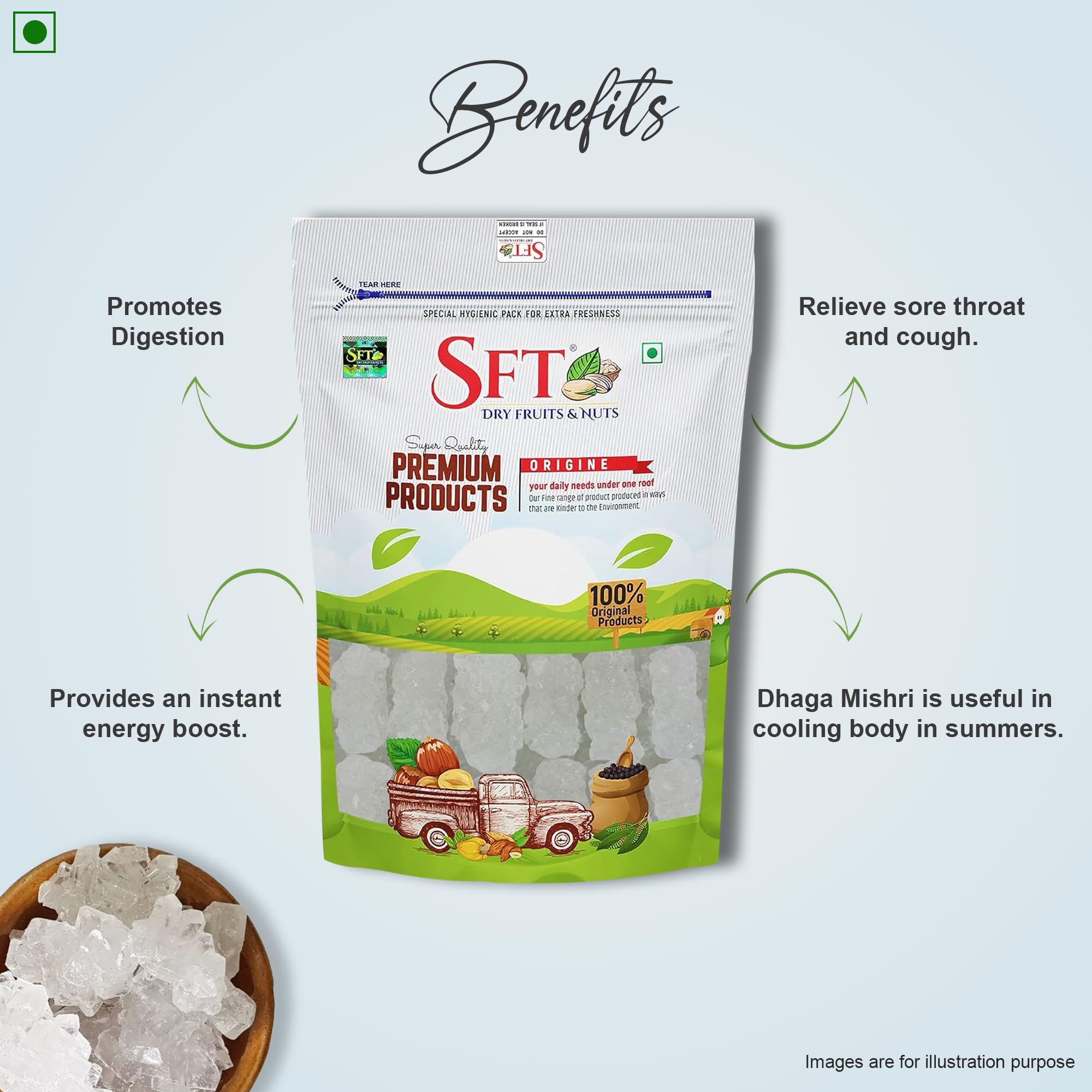 SFT Dhaga Mishri, 1Kg – view 3
