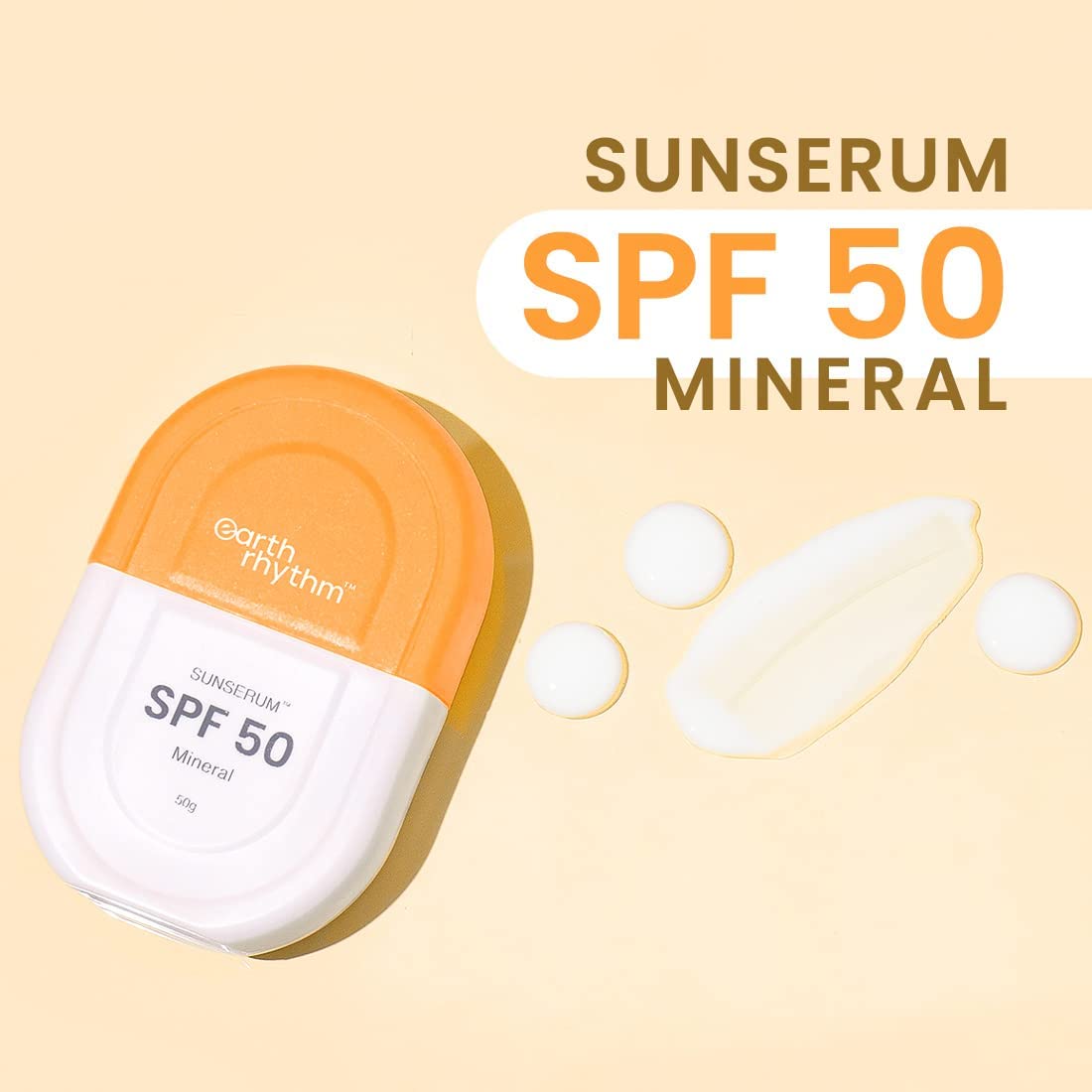 Earth Rhythm Mineral Sunscreen Serum SPF 50 with Zinc Oxide & Vitamin E – view 6