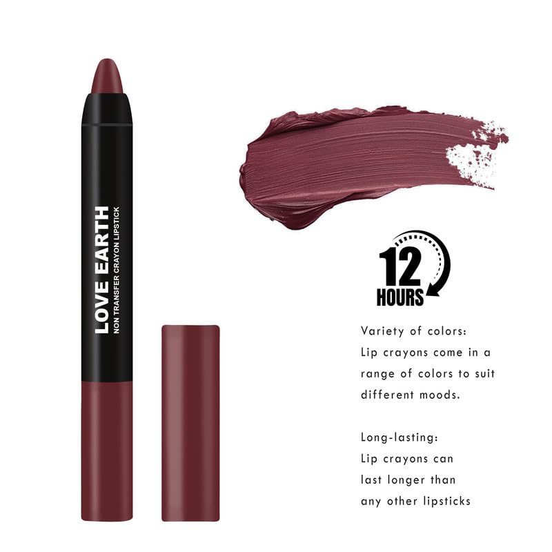 Love Earth Non Transfer Crayon Lipsticks-Iris – view 4