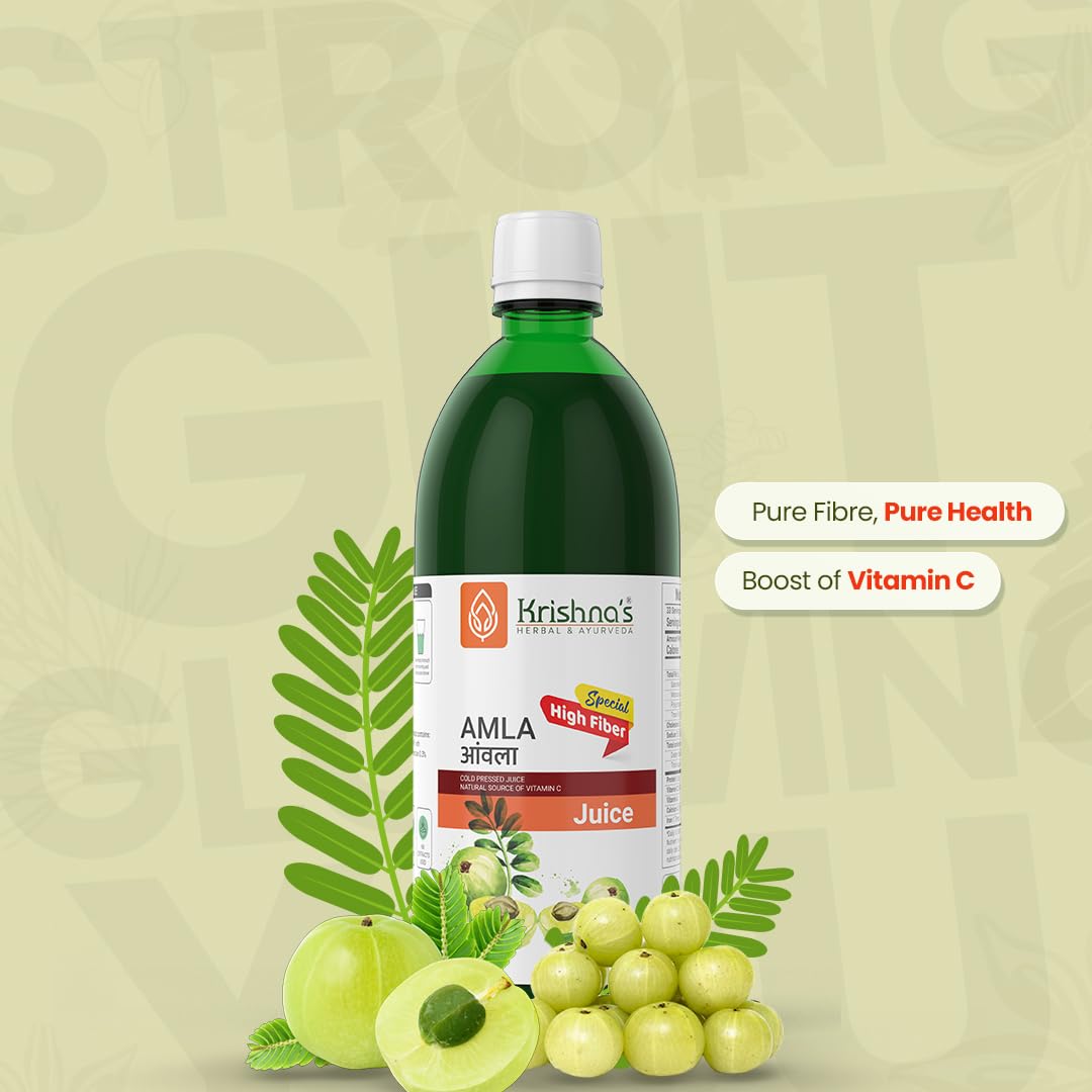 Krishna's Amla Special High Fibre Juice - 1000 ml – view 2