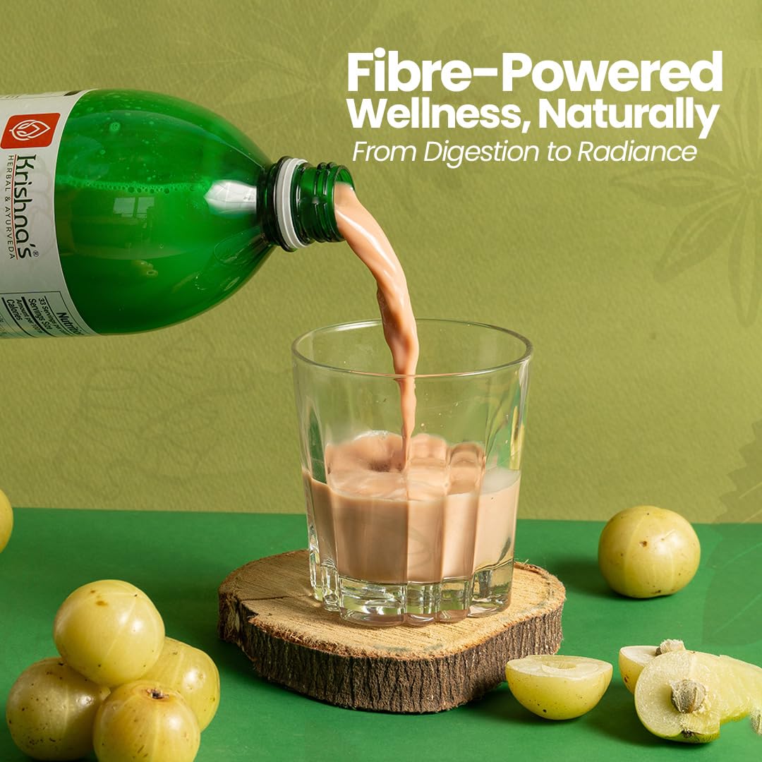 Krishna's Amla Special High Fibre Juice - 1000 ml – view 8