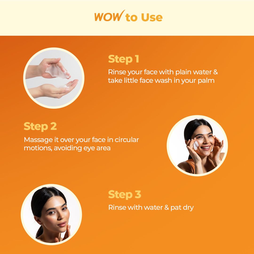 WOW Skin Science Brightening Vitamin C & Niacinamide Face Wash – view 6