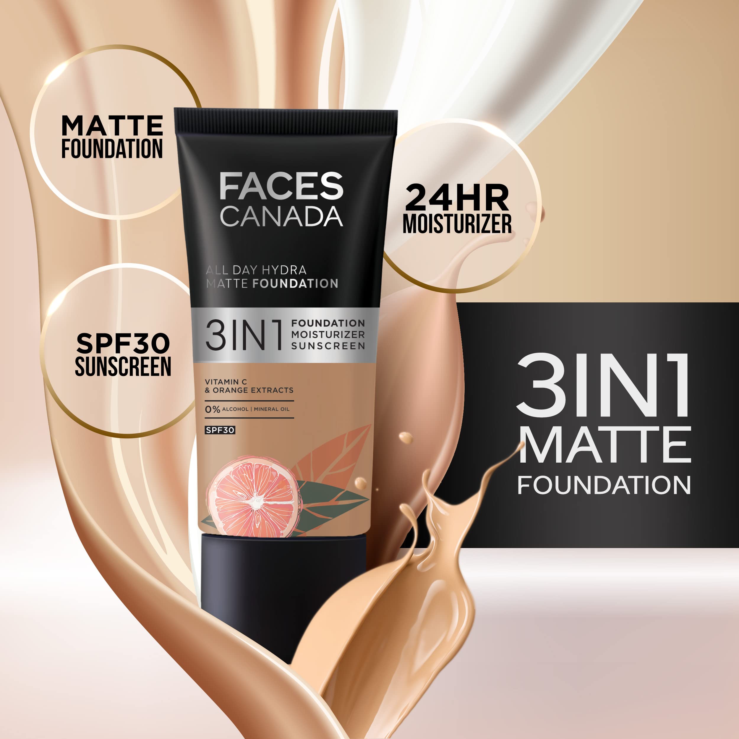 FACESCANADA All Day Hydra Matte Foundation – view 5