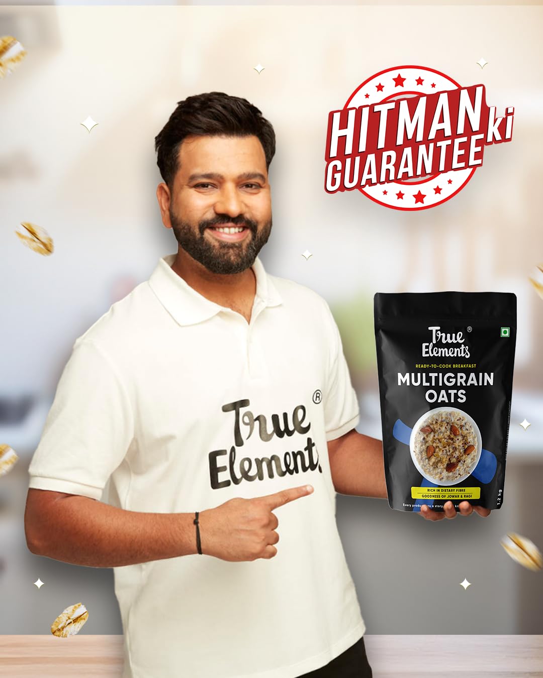 True Elements Multigrain Oats 500g - Jowar and Ragi – view 8
