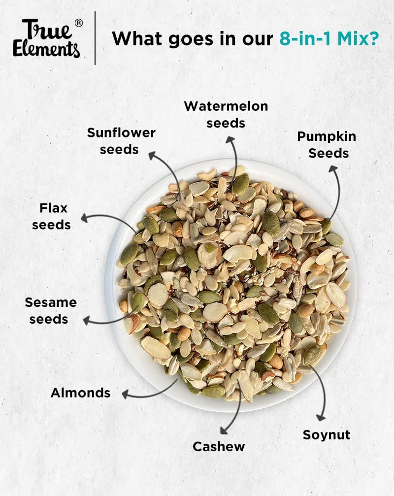 True Elements 8 in 1 Mix Seeds 125g - Seeds for Eating – view 5