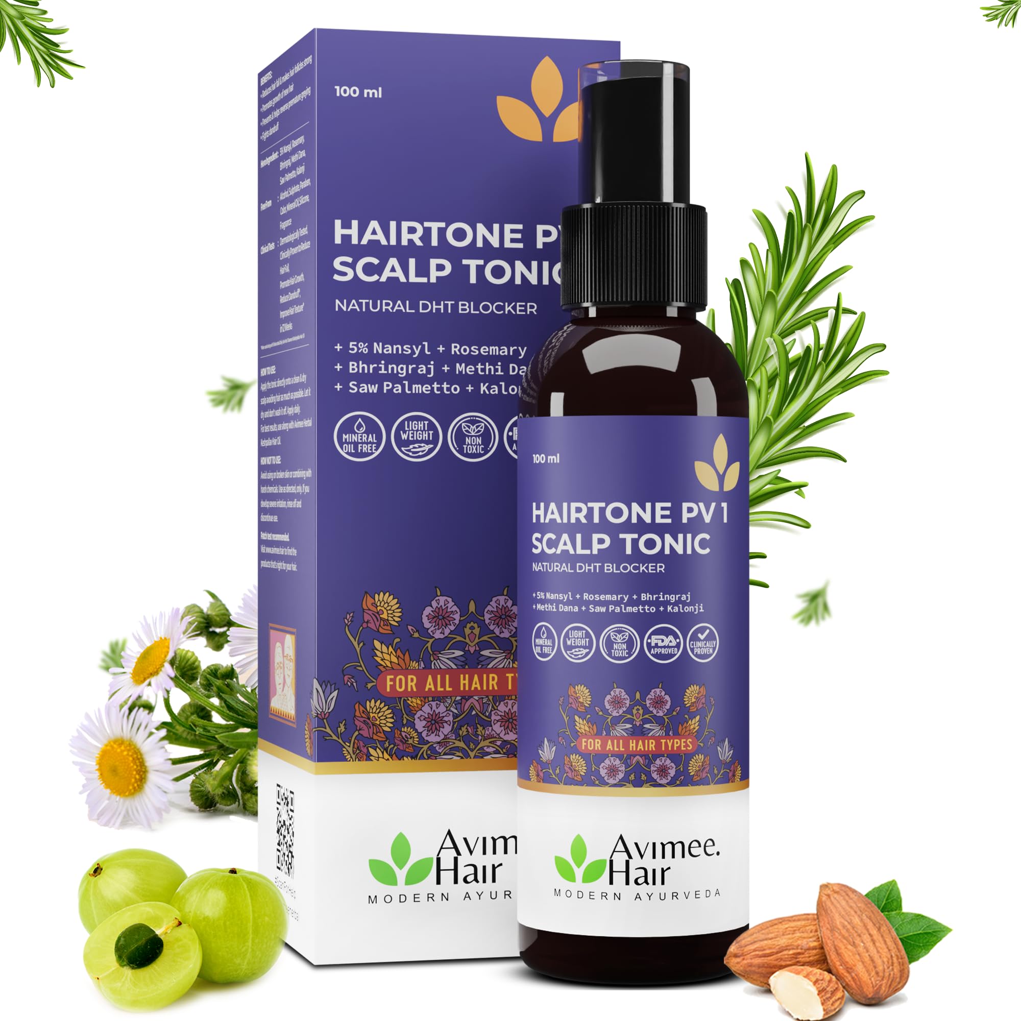 Avimee Herbal Hair Fall Kit – view 2