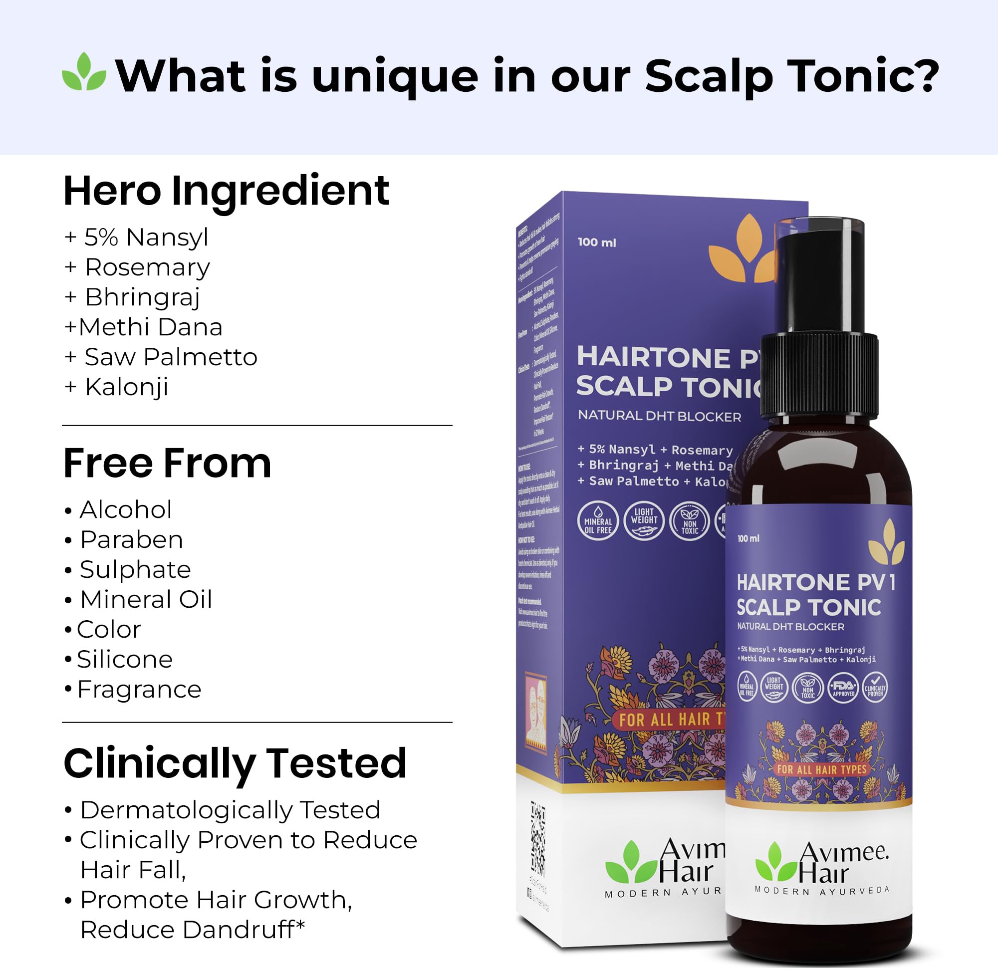 Avimee Herbal Hair Fall Kit – view 8