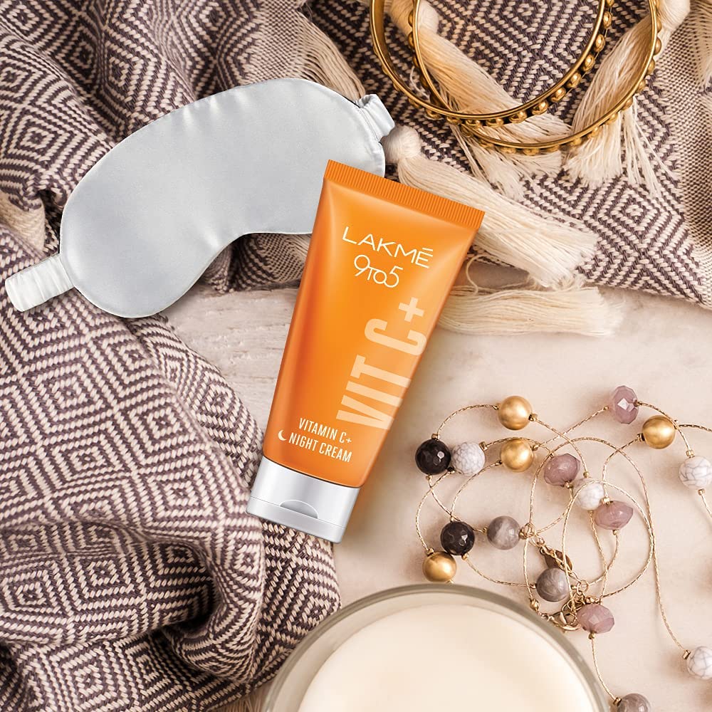Lakme 9to5 0.5% Active Vitamin C+ Night Cream for Face – view 8