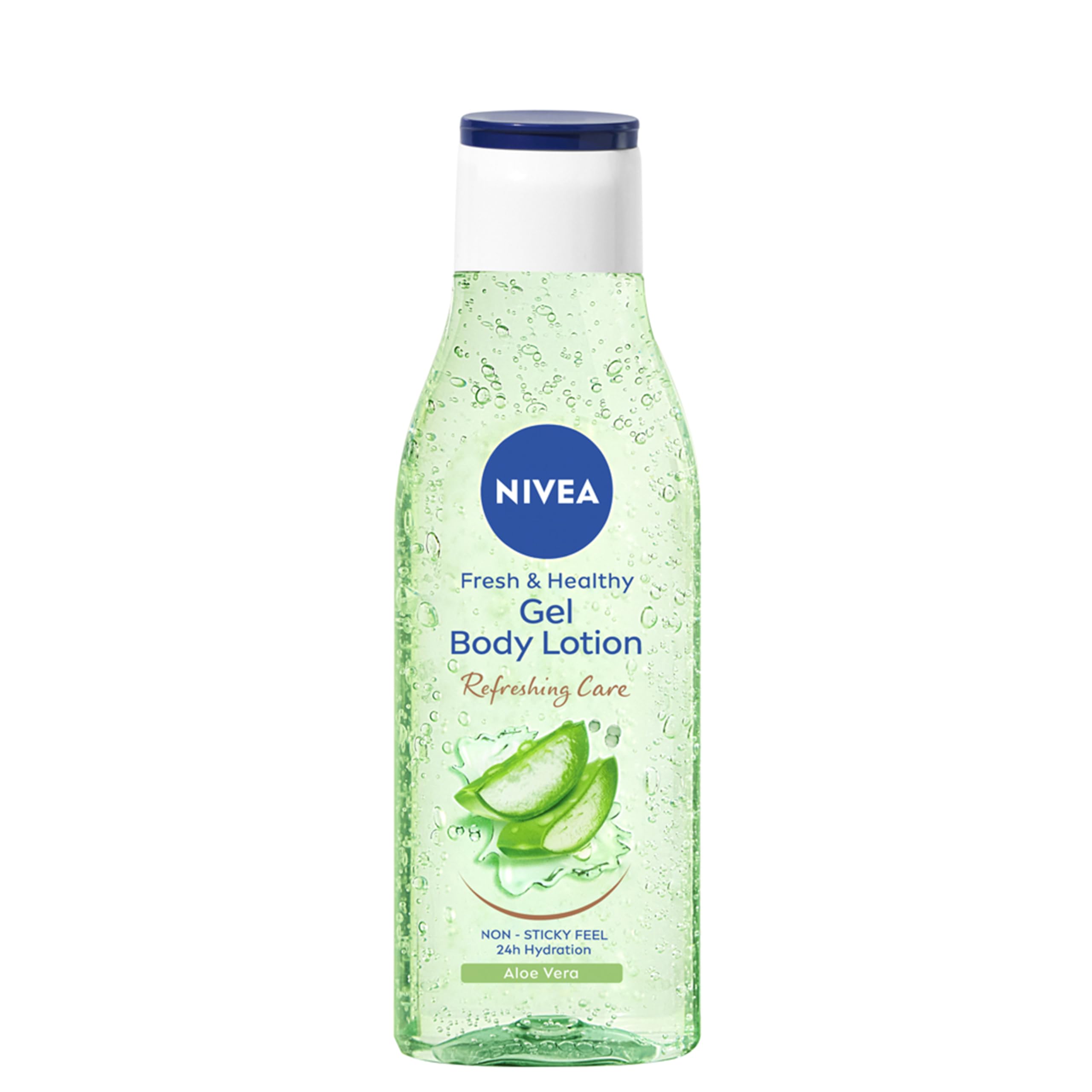 NIVEA refreshing aloe vera gel body lotion 200 ml bottle