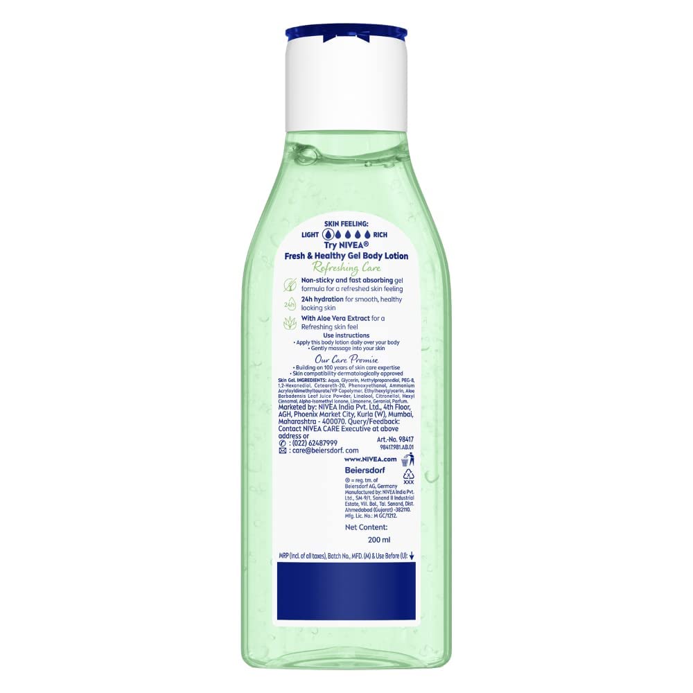 NIVEA Gel Body Lotion 200 ml – view 7