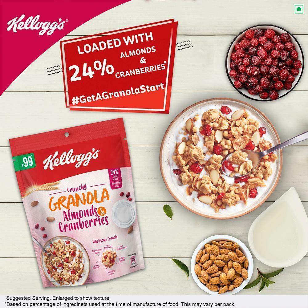Kellogg's Almonds & Cranberries Crunchy Granola 145 G – view 4