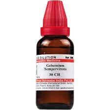Dr. Willmar Schwabe India Gelsemium Sempervirens 30 CH liquid bottle