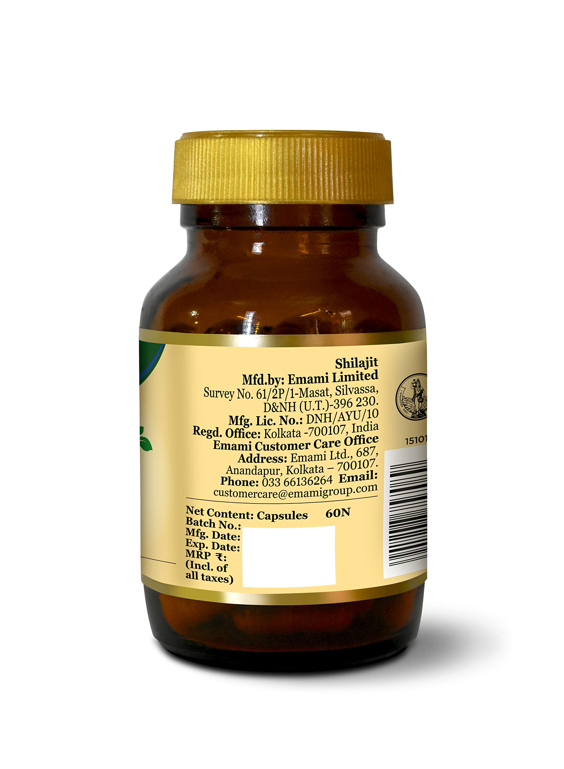 Zandu Shilajit Capsules (60 Caps) Infused with Goodness of Natural Shilajit Extracts for Enhanced Energy & Strength in Men, Manages Stress, Immunity Booster – view 7