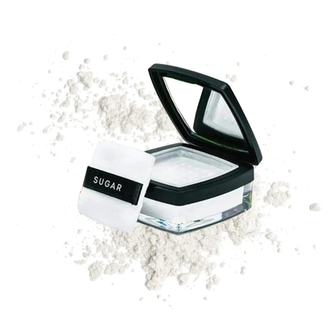 SUGAR All Set To Go translucent powder in compact box