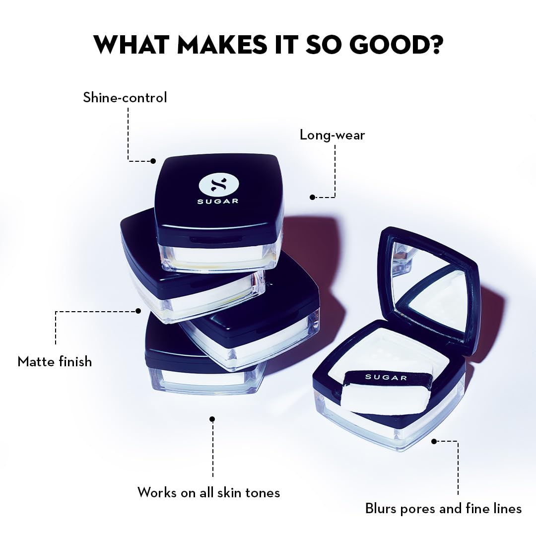 SUGAR All Set To Go Translucent Powder for shine constrol – view 4