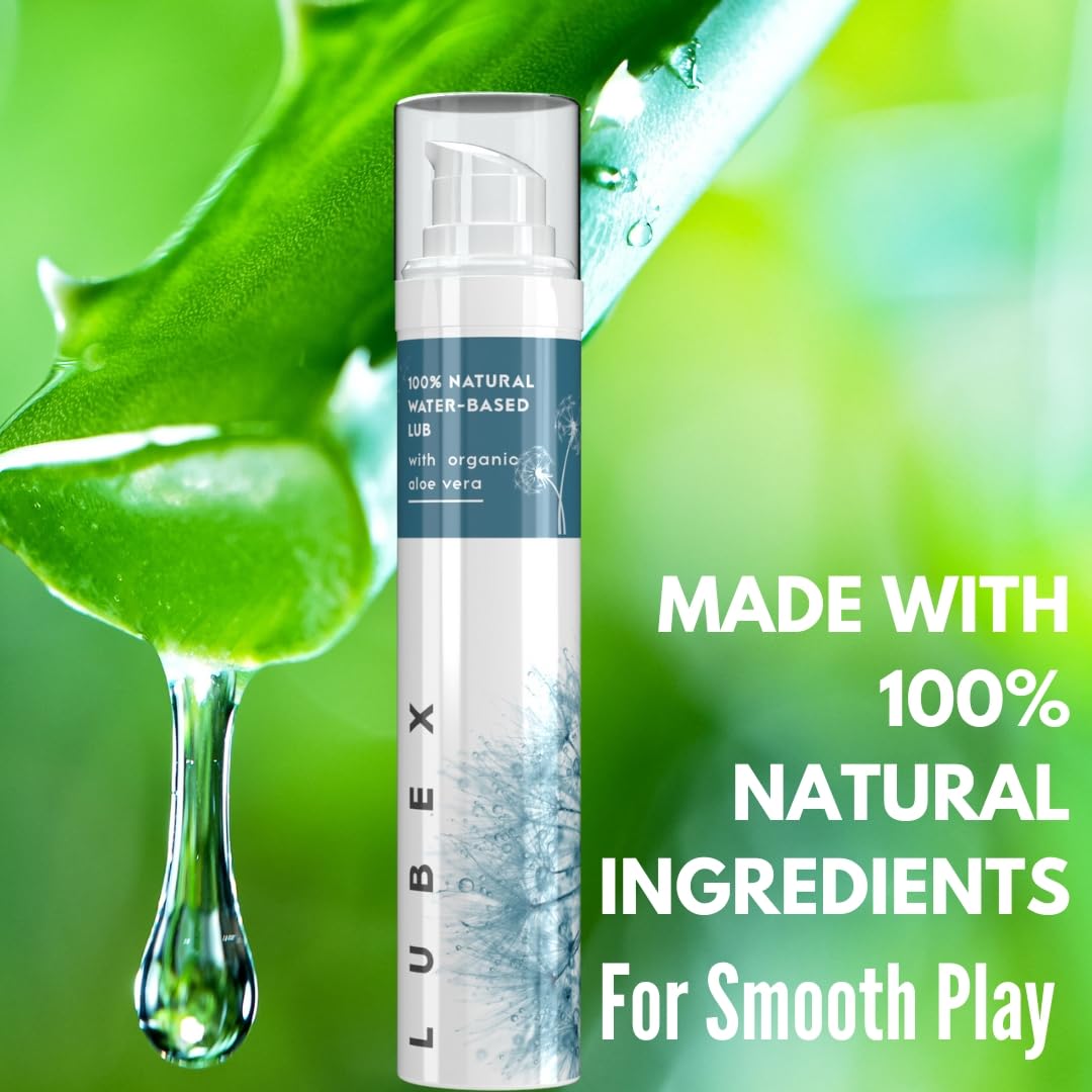 Lubex Natural Lubricant Gel (Water-Based) Natural Lube with Aloe Vera for Her, Him & Couples - Vanilla Flavour - 50gm – view 2